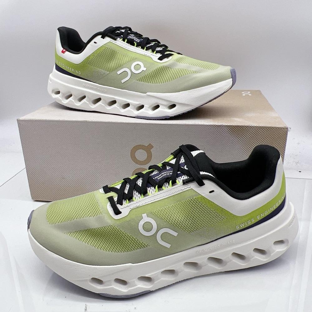 On Cloudsurfer Next Running Shoes Sneakers Kiwi Green Ivory Size US 9.5